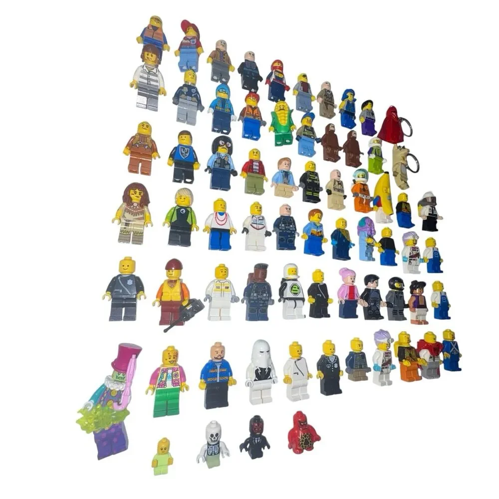 Lot of 70 Lego Minifigures - Assorted Minifigures - Lego Figures